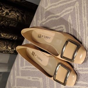 La Scarpa Buckle-detail Ballerina Shoes